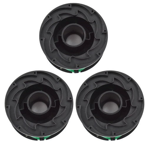 DURAFORCE Replacement Trimmer Spool Line For Black & Decker SF-080 Auto Feed 3 Pack