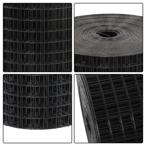 DURAFORCE 1"x1"16 Gauge 24"x100' Welded Wire Fence Vinyl Coated Chicken Rabbit Mesh