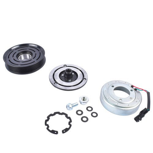 DURAFORCE AC Compressor Clutch Kit Pulley Coil for Nissan Rogue 2.5L Sport Utility 2008-15