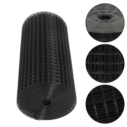 DURAFORCE 1"x1"16 Gauge 24"x100' Welded Wire Fence Vinyl Coated Chicken Rabbit Mesh