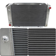 DURAFORCE 3 Row Full Aluminum Racing Radiator For Ford Mustang GT/LX AT/MT V6/V8 79 80-93