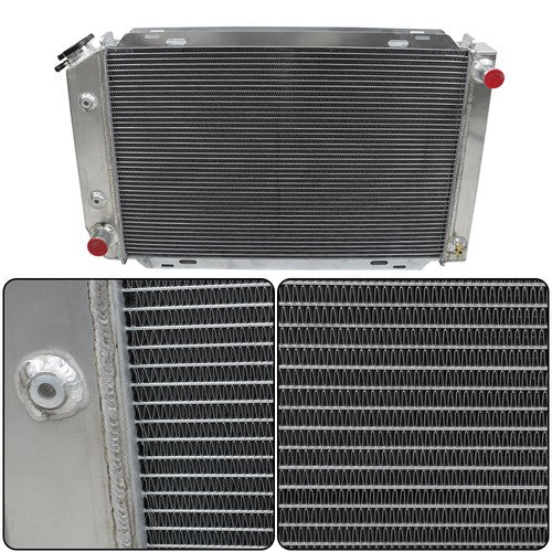 DURAFORCE 3 Row Full Aluminum Racing Radiator For Ford Mustang GT/LX AT/MT V6/V8 79 80-93