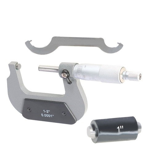 DURAFORCE 1-2" Precision Outside Micrometer Carbide Tipped 0.0001"