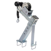 DURAFORCE Sturdy Steel For Adjustable Heavy Capacity Winch Stand W/1400lb Winch Galvanized