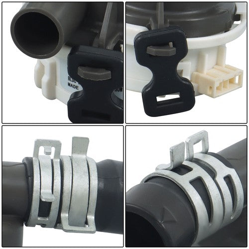 DURAFORCE Dishwasher Drain Pump LDF7551BB LDF7561ST Fit For LG ABQ73503004 ABQ73503002