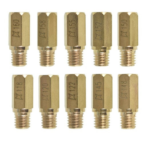 DURAFORCE Set 10 Main Jet For OKO KOSO PE PWK Carburetor Available Size 118-160