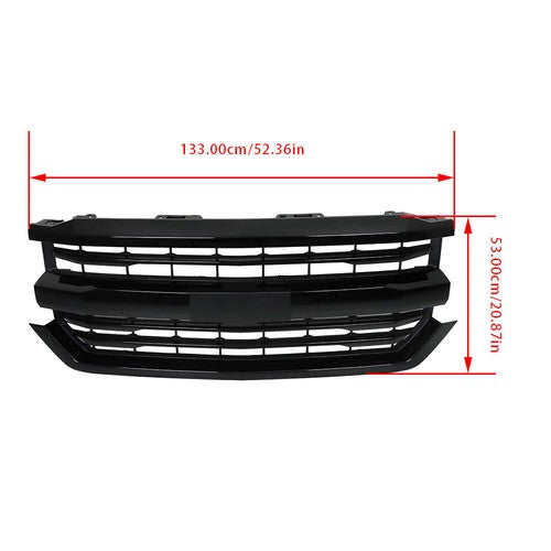 DURAFORCE Suit For Chevrolet Silverado 1500 2016 2017 2018 Front Bumper Upper Grille Grill