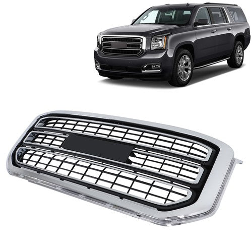 DURAFORCE Chrome Front Bumper Grille Plastic 22936421 New For GMC Yukon&Yukon XL 2015-2020