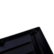 DURAFORCE For 2006-2010 H3 Hummer 4-Door 3.7L 5.3L Hood Louver Air Vent Grille Panel Black