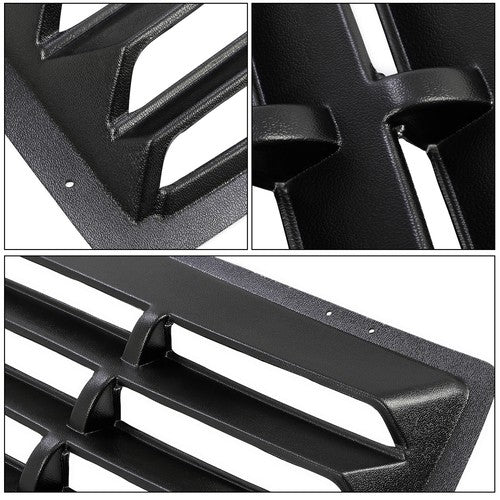 Black Rear Window Louver Sun Shade Cover for Ford Mustang Fastback 1979-1993