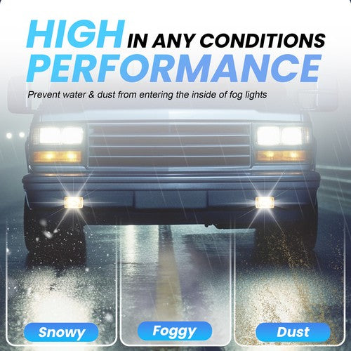 Halogen Chrome Fog Lights Lamp for 1988-1999 2000 Chevy GMC C K 1500 C2500 K2500