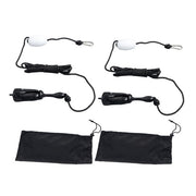 DURAFORCE 2-Pack Black Folding 7.05LB Fits For Grapnel Boat Kayak Marine Anchor Set