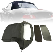 DURAFORCE For BMW Z3 1996-2002 Convertible Soft Top w/Plastic Window Black For BM-33902