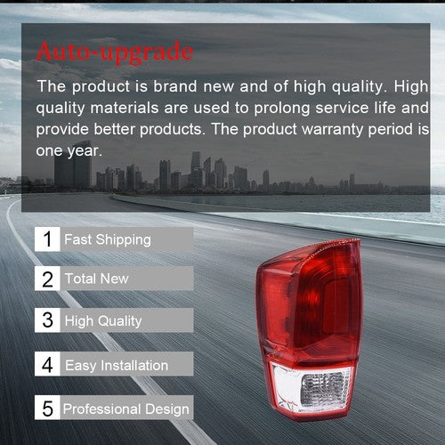 DURAFORCE RH Passenger Side Rear Tail Brake Light lamp 81550-04170 For 16-19 Toyota Tacoma