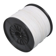 DURAFORCE 1/8 Inch Hollow Braid Polypro Rope 1000FT 350 Pounds Tensile Strength White