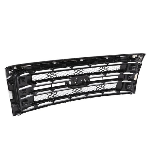 DURAFORCE Front Bumper Upper Grille Chrome For 2009-2014 Ford F150 F-150 Platinum Style