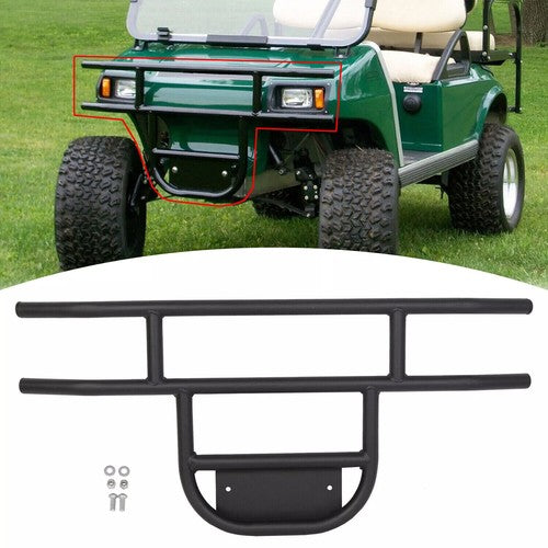 DURAFORCE Black Front Bumper Brush Guard For Club Car DS 1981-Up Models Golf Cart