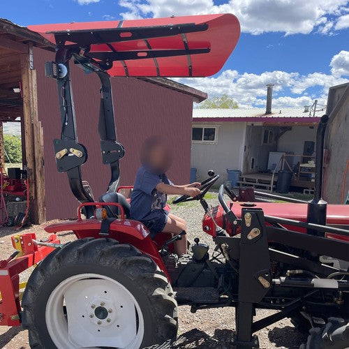 DURAFORCE Red Canopy For 52" X 52" Equipped Tractors & Mowers W/ 2" x 2" or 2" x 3" ROPS