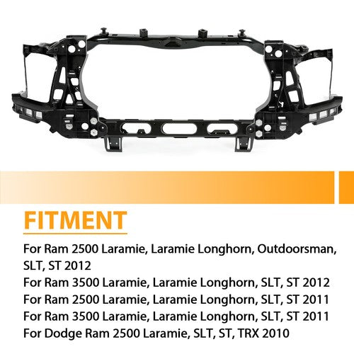 Front Radiator Support With LH RH Headlight Bracket For Dodge Ram 2500 3500 10-12