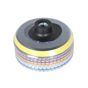 DURAFORCE 7PCS 4 Inch Set Wet Dry Diamond Polishing Pads For Granite Concrete Marble Stone