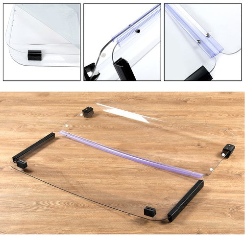DURAFORCE For 85-95 Yamaha G2 G9 G2A G2E G9A G9E Golf Cart Folding Front Clear Windshield