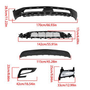DURAFORCE Front Lower Bumper Complete W/Grill Fog Light For Buick Encore 2017-2020 2021