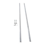DURAFORCE 2PCS SBR16 2000mm Linear Guide Rail Slide Rail 4 PCS SBR16UU Bearing Block