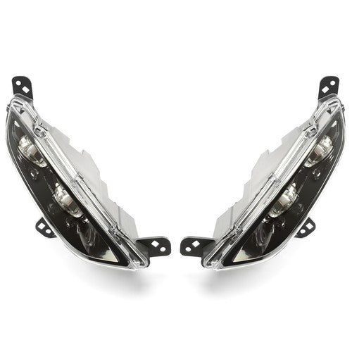 DURAFORCE Fit for CHRYSLER 200 15-17 2015-2017 2016 BUMPER FOG LIGHTS Lamp Pair Clear Lens