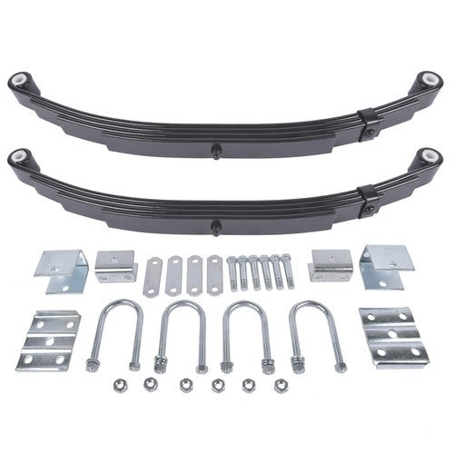 DURAFORCE 3500lb Single Trailer Axle Suspension Kit 1750lb Leaf Springs & Hanger Kit