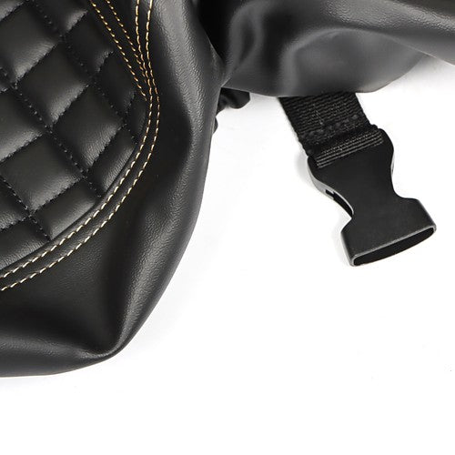 DURAFORCE Black Rear Seat Cover Kit Golf Carts For Club Car/E-Z-Go/Yamaha Universal Size