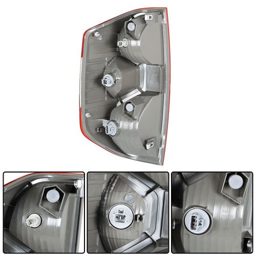 DURAFORCE Taillights Rear RH/Passenger For 2014-2020 Toyota Tundra Brake Tail Light Chrome
