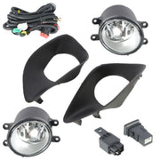 DURAFORCE Driver+Passenger Side For Toyota Yaris 07-11 Fog Lamp Assembly w/ Switch Wiring