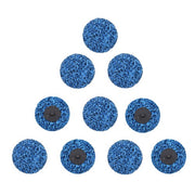 DURAFORCE 3" Blue Quick Change Easy Strip & Clean Discs For Paint Rust 10 Pack