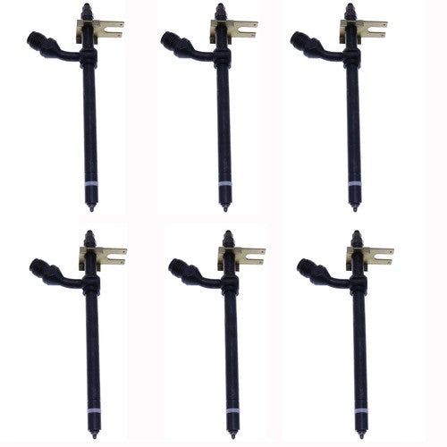 DURAFORCE 6PCS Fuel Injector A138322 For Case 770 970 1070 1090 1170 1175 1270 1370 1470