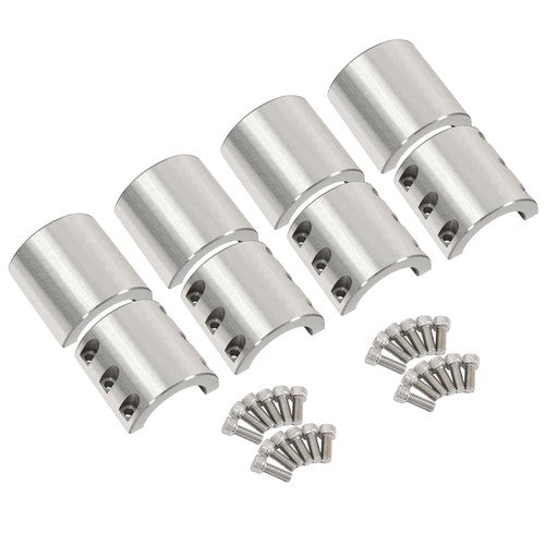 Universal 2 Inch OD Size Tube Clamps Roll Cage Mount Cage Long 4 Pieces