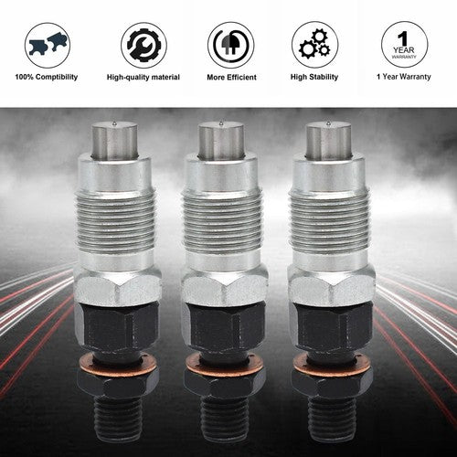 DURAFORCE Pcs For Kubota D722 Engine Fuel Injectors H1600-53000 16001-53002 16001-53000