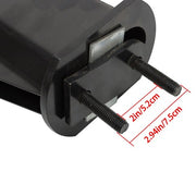 DURAFORCE 2.5" Bolt Spacing 30" Mud Flap Hanger Set Spring Loaded Straight For Semi Trucks