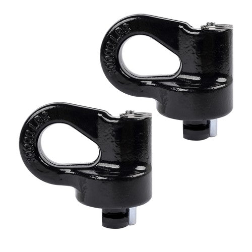 DURAFORCE Pair Gooseneck Safety Chain Anchors 60691 For Chevrolet Silverado 2500 3500 HD