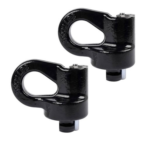 DURAFORCE Pair Gooseneck Safety Chain Anchors 60691 For Chevrolet Silverado 2500 3500 HD