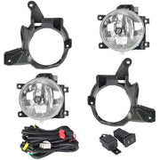 DURAFORCE For Toyota RAV4 2013-2015 4DR Front Bumper Fog Lights Lamps+Switch Kit Clear