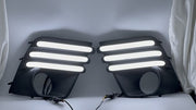 DURAFORCE LED Daytime Running Light Turn Signal Fog Lamp Cover For 2022-24 Subaru Forester