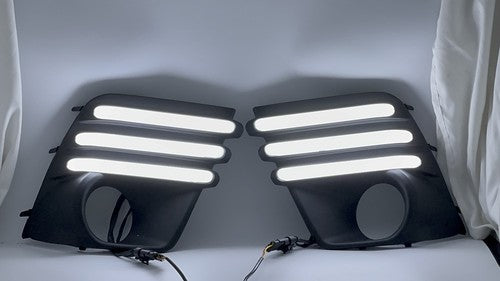 DURAFORCE LED Daytime Running Light Turn Signal Fog Lamp Cover For 2022-24 Subaru Forester
