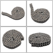 DURAFORCE #80-2 Duplex Double Strand Roller Chain x 10 feet + 2 Connecting Links