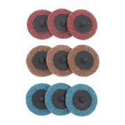 DURAFORCE 150 Pcs 2 Inch Fine Medium and Coarse Quick Change Torque Sanding Discs