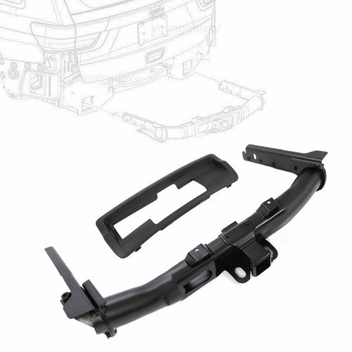 DURAFORCE Trailer Receiver Towing Hitch Plug W/ Bezel For Jeep Grand Cherokee 2011-2022
