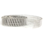 DURAFORCE 3600Pcs 15 Degree Wire Coil 1-1/4” ×.09” Ring Shank Stainless Steel Siding Nails