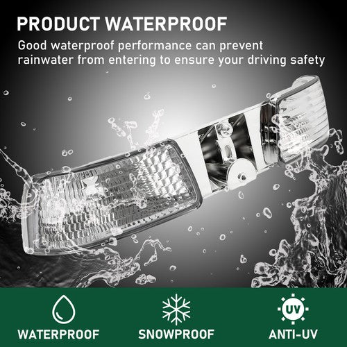 DURAFORCE Replace for AM135617 Headlight For John Deere X465 X475 X485 X495 X575 X700 X749