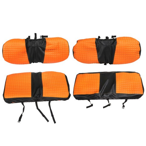 DURAFORCE Front&Rear Seat Covers For Yamaha Drive/Drive 2 2007-UP Golf Cart Orange New