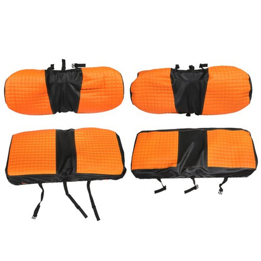 DURAFORCE Front&Rear Seat Covers For Yamaha Drive/Drive 2 2007-UP Golf Cart Orange New