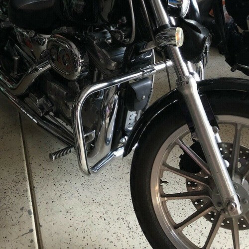 DURAFORCE For 84-03 Harley Sportster 883 1200 XL XR Chrome Engine Highway Guard Crash Bar